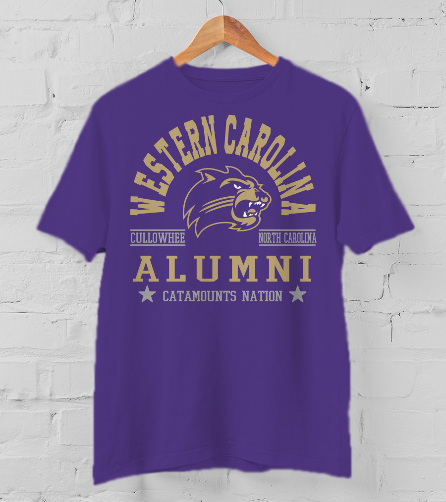 Western Carolina Cullowhee North Carolina Alumni Catamounts Nation T-Shirt
