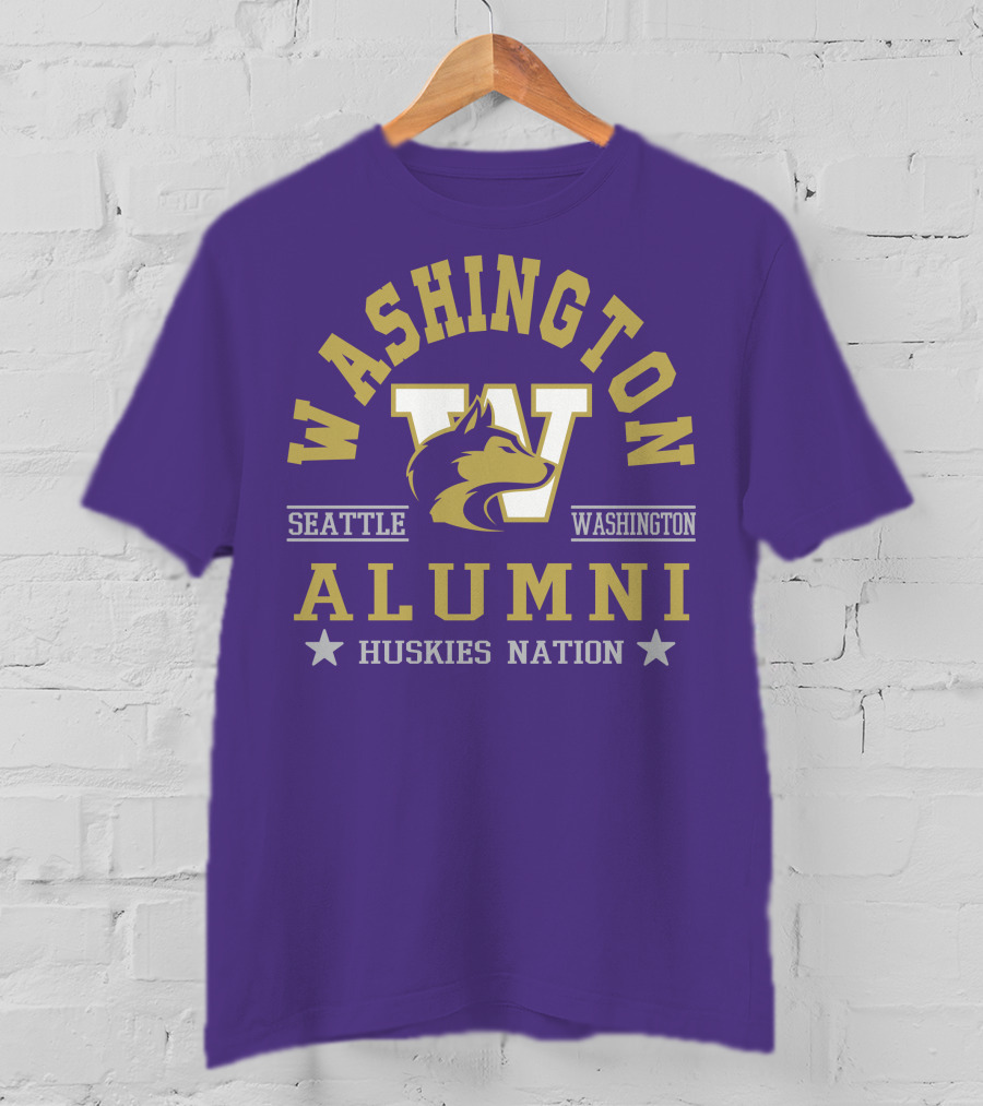 Washington Seattle Huskies Alumni Nation T-Shirt