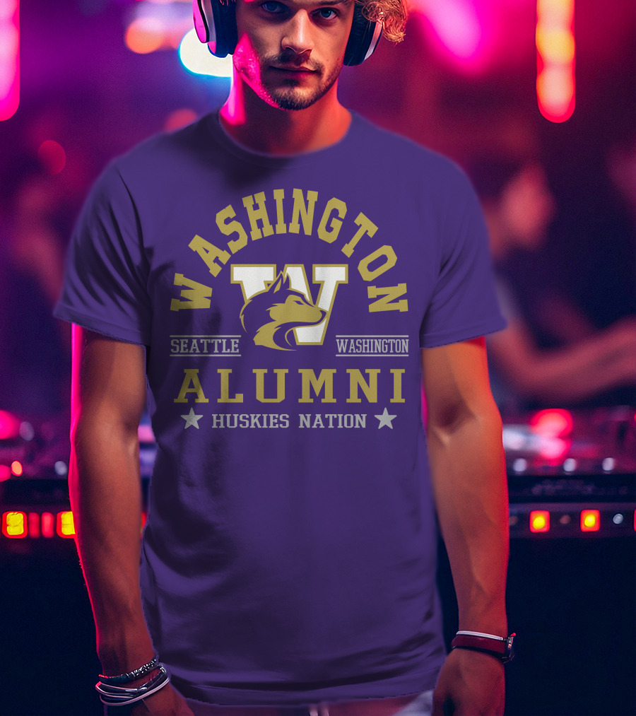 Washington Seattle Huskies Alumni Nation T-Shirt