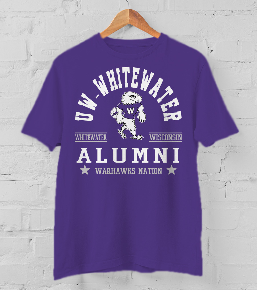 UW-Whitewater Wisconsin Alumni Warhawks Nation T-Shirt