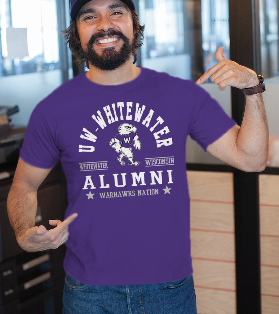 UW-Whitewater Wisconsin Alumni Warhawks Nation T-Shirt