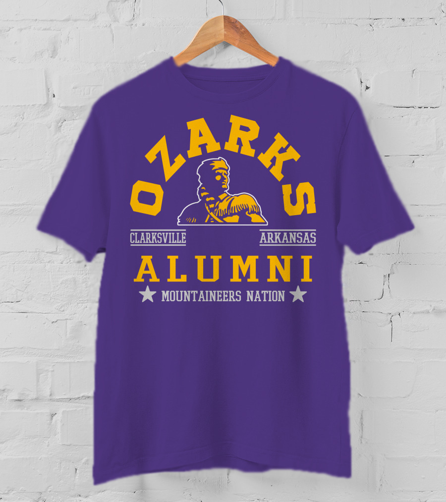 Ozarks Alumni Clarksville Arkansas Mountaineers Nation T-Shirt