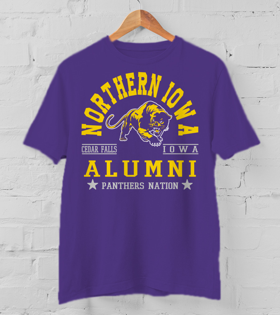 Northern Iowa Cedar Falls Alumni Panthers Nation T-Shirt