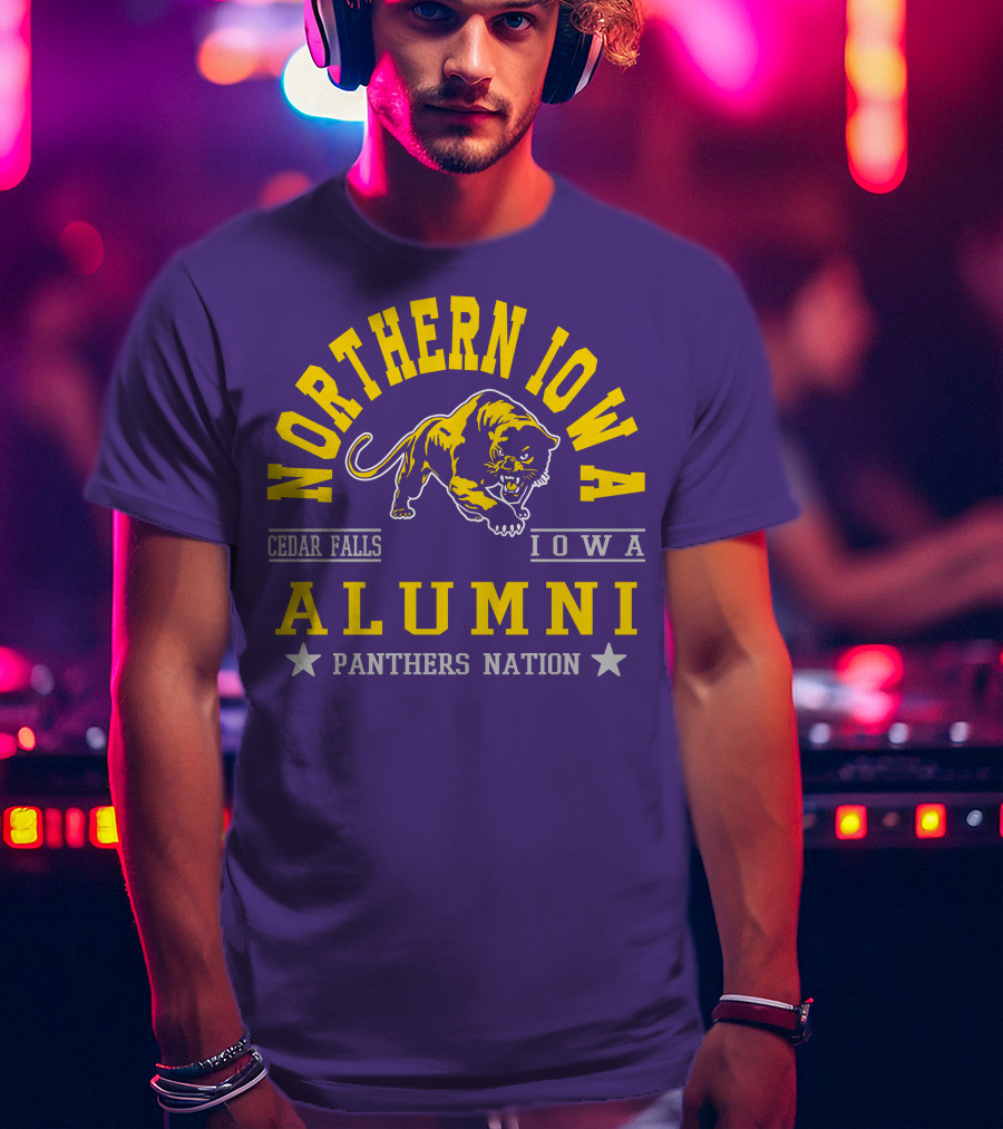 Northern Iowa Cedar Falls Alumni Panthers Nation T-Shirt