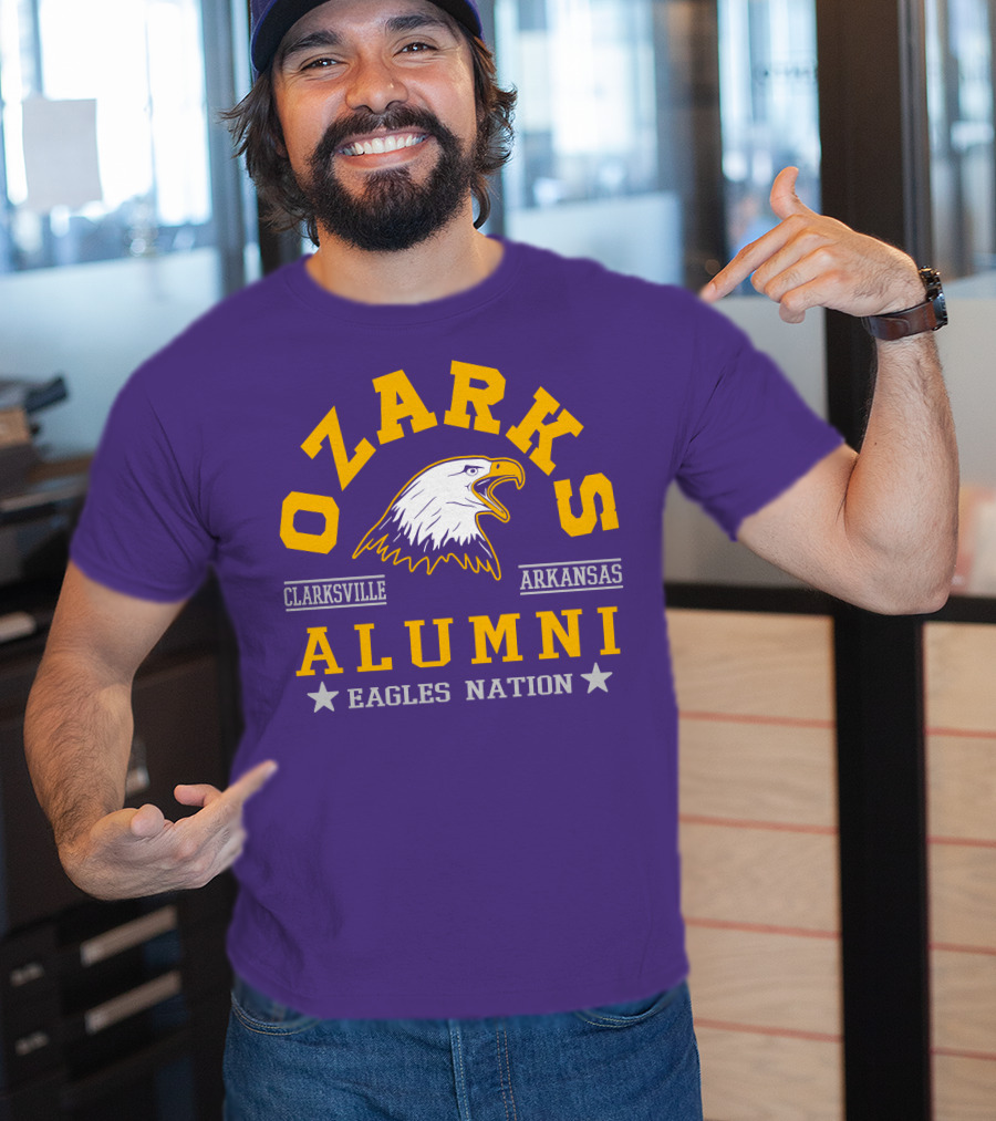 Ozarks Alumni Clarksville Arkansas Eagles Nation T-Shirt