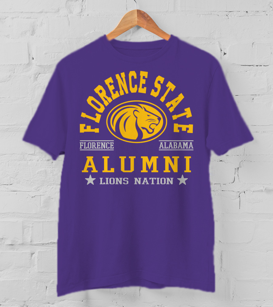 Florence State Alumni Lions Nation Florence Alabama T-Shirt