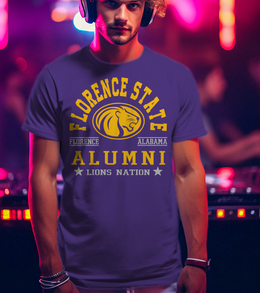 Florence State Alumni Lions Nation Florence Alabama T-Shirt