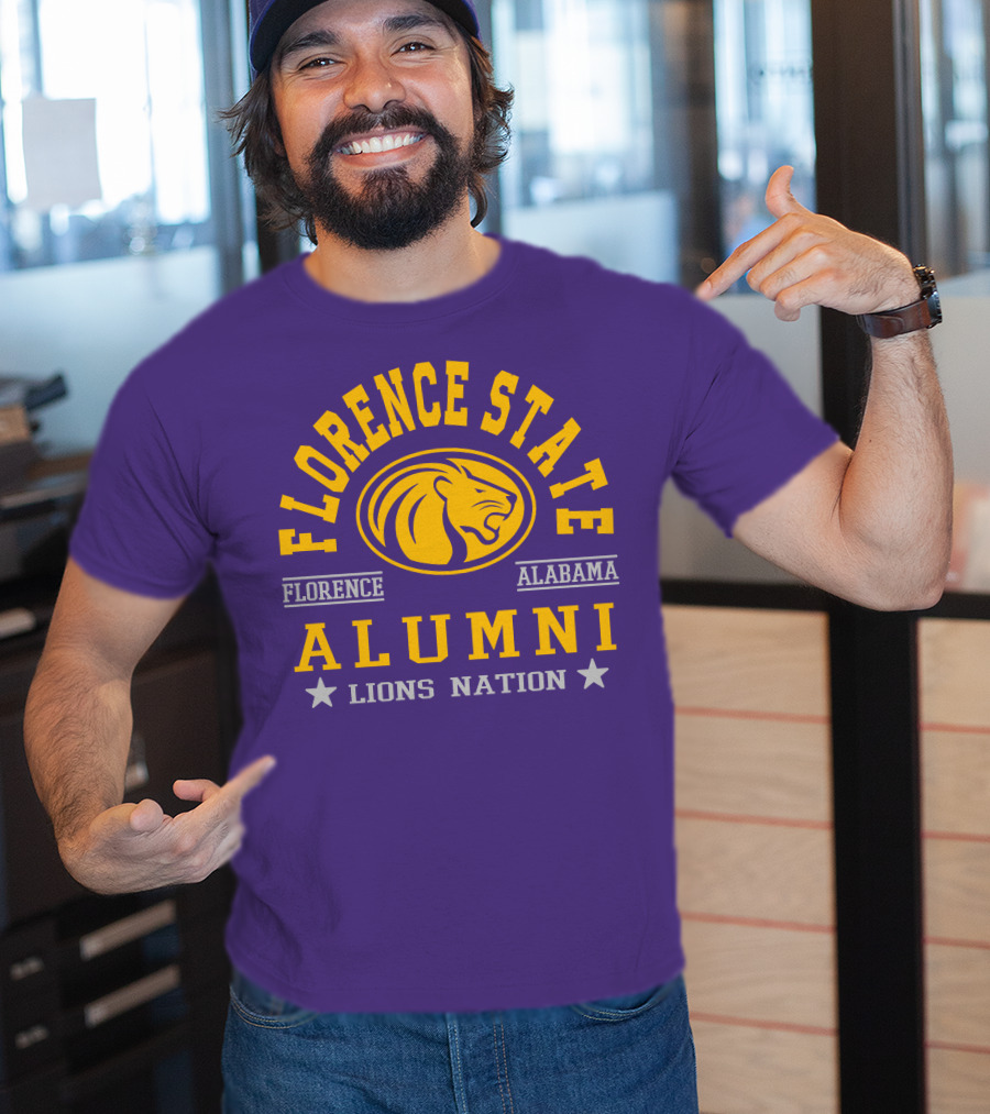 Florence State Alumni Lions Nation Florence Alabama T-Shirt