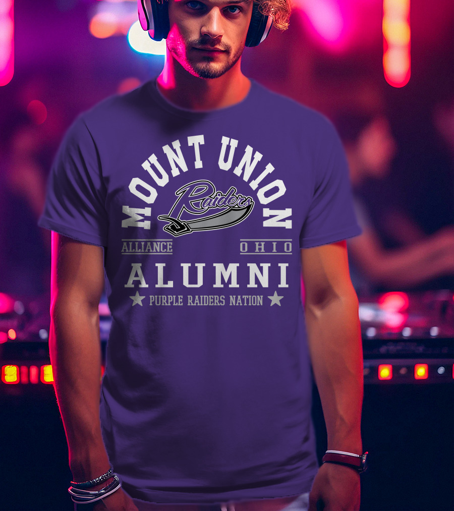 Mount Union Alliance Ohio Alumni Purple Raiders Nation T-Shirt