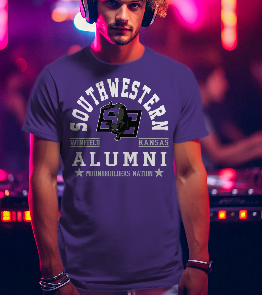 Southwestern Winfield Kansas Alumni Moundbuilders Nation T-Shirt