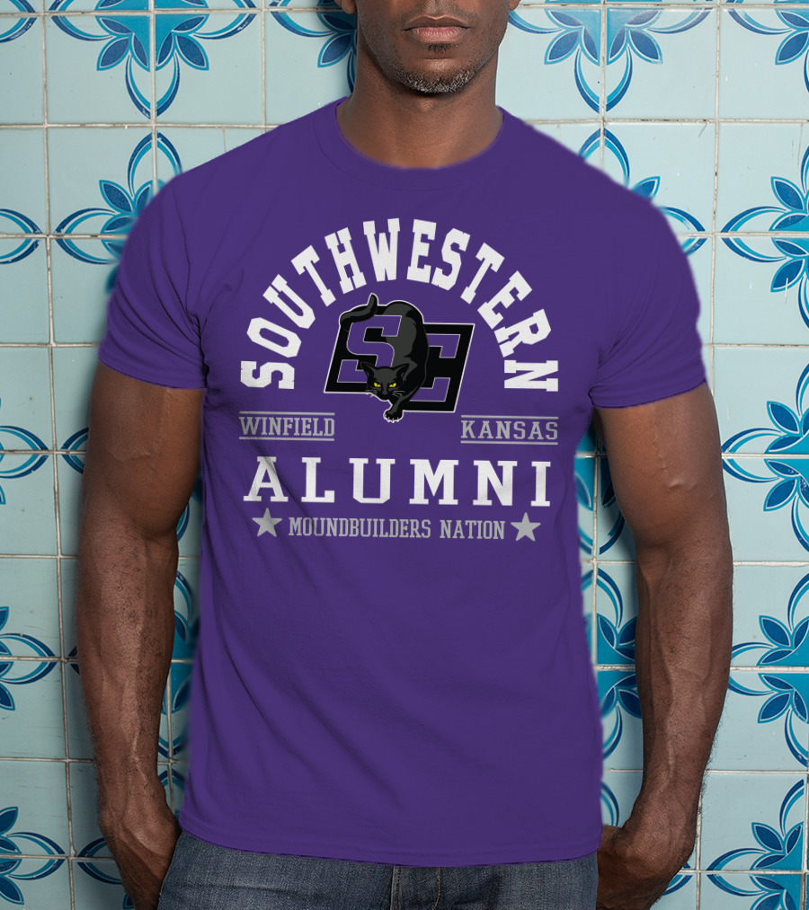 Southwestern Winfield Kansas Alumni Moundbuilders Nation T-Shirt
