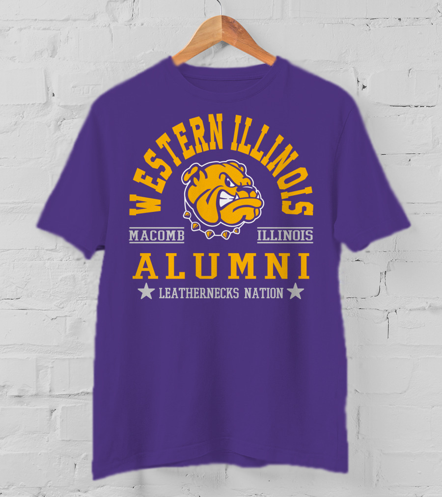 Western Illinois University Alumni Leathernecks Nation Macomb Illinois T-Shirt