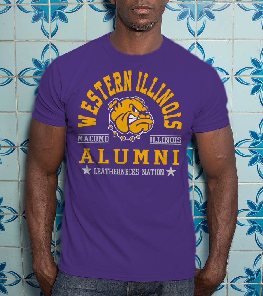 Western Illinois University Alumni Leathernecks Nation Macomb Illinois T-Shirt