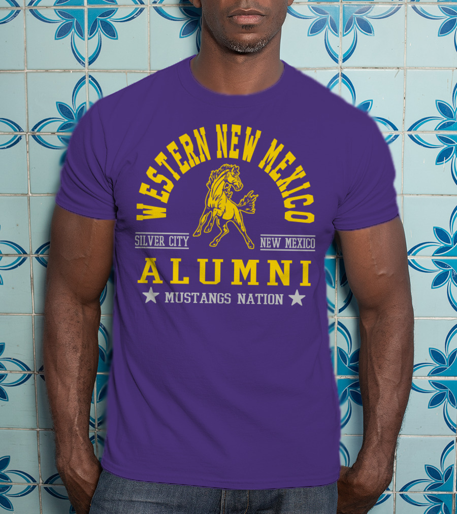 Western New Mexico University Silver City Alumni Mustangs Nation T-Shirt