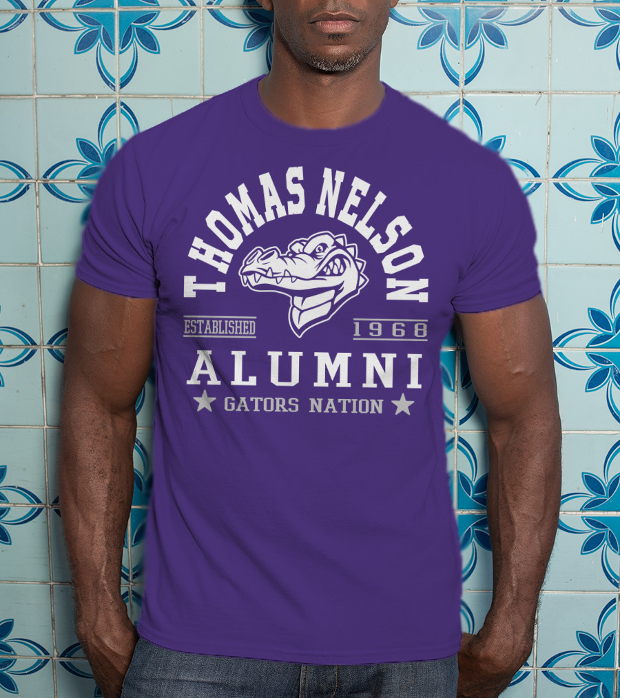 Thomas Nelson Alumni Gators Nation Established 1968 T-Shirt