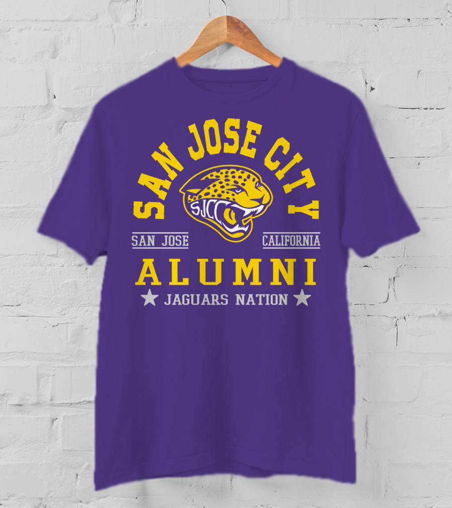 San Jose City California Alumni SJCC Jaguars Nation T-Shirt