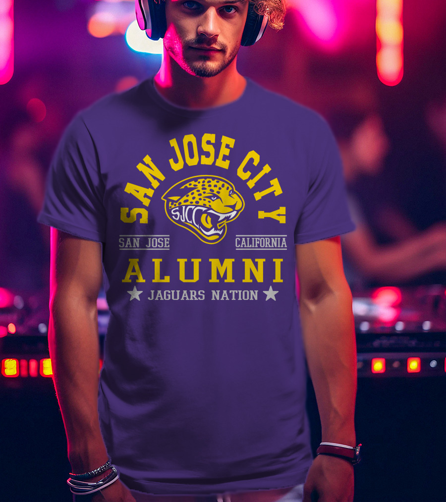 San Jose City California Alumni SJCC Jaguars Nation T-Shirt
