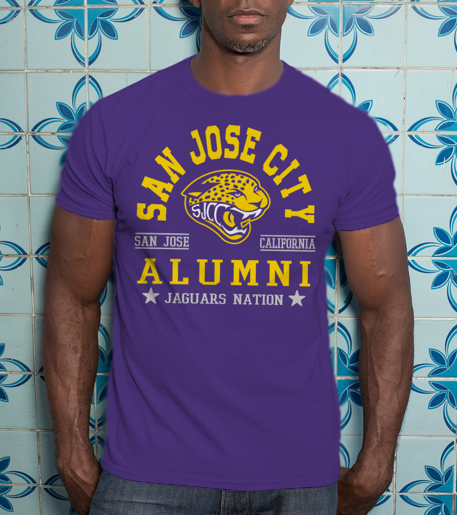 San Jose City California Alumni SJCC Jaguars Nation T-Shirt