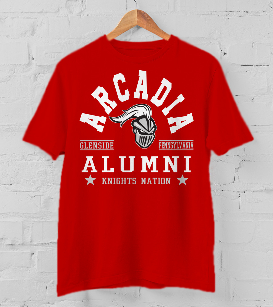 Arcadia Alumni Knights Nation Glenside Pennsylvania T-Shirt