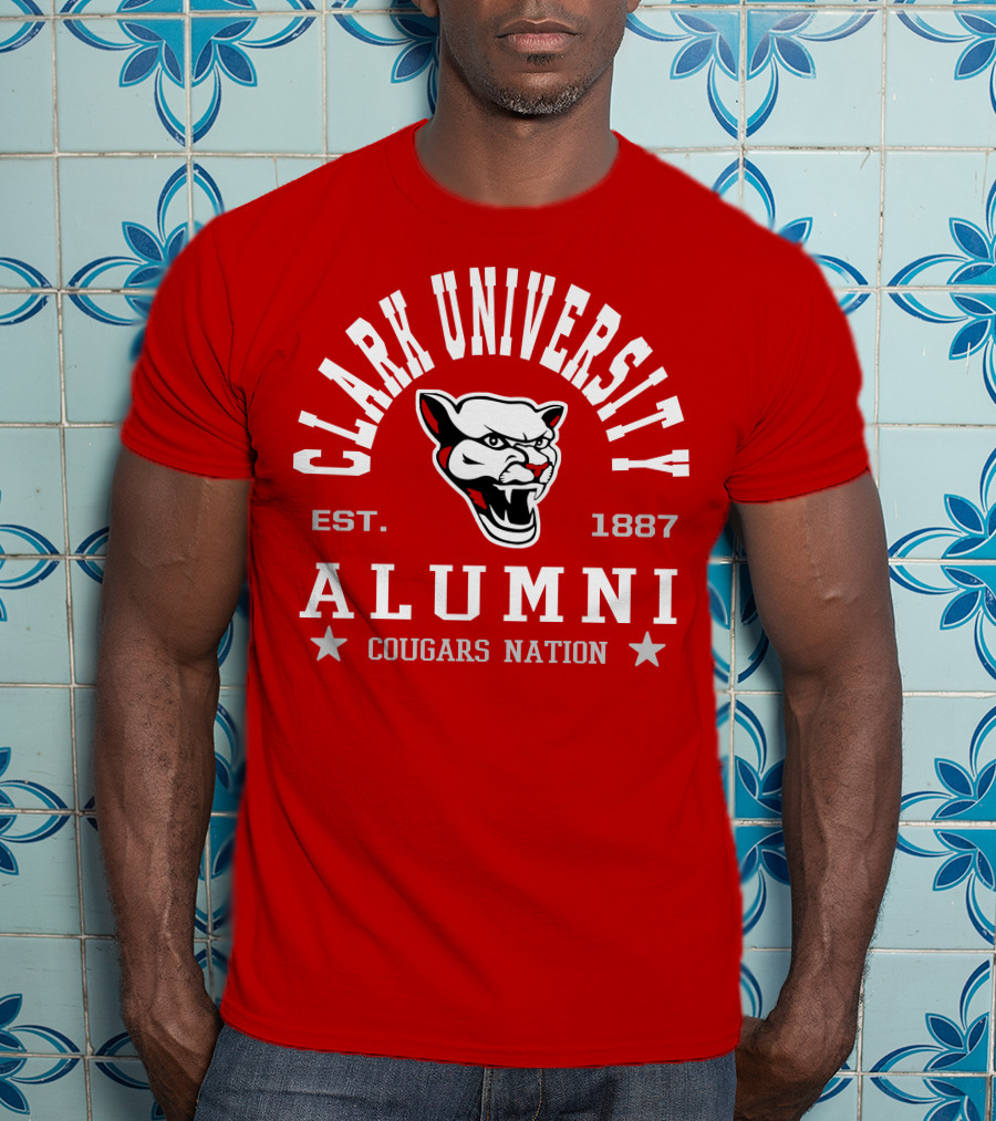 Clark University Alumni Cougars Nation Est. 1887 T-Shirt