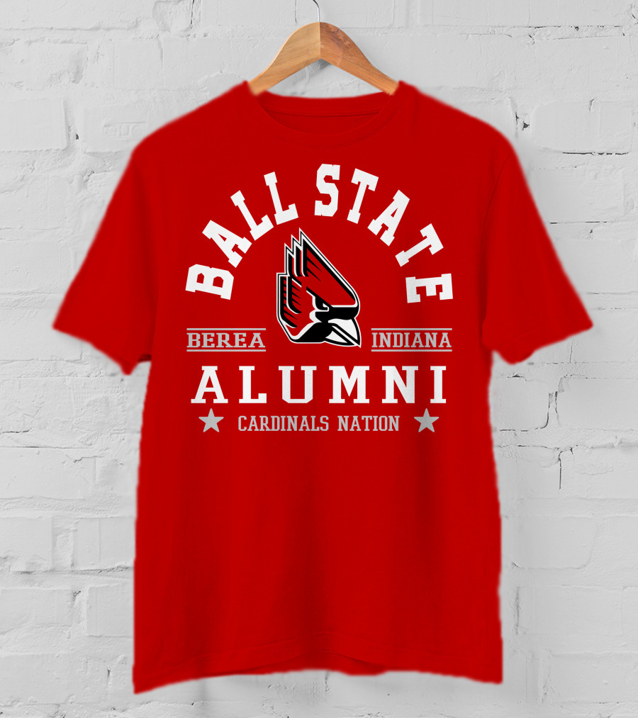 Ball State Alumni Berea Indiana Cardinals Nation T-Shirt