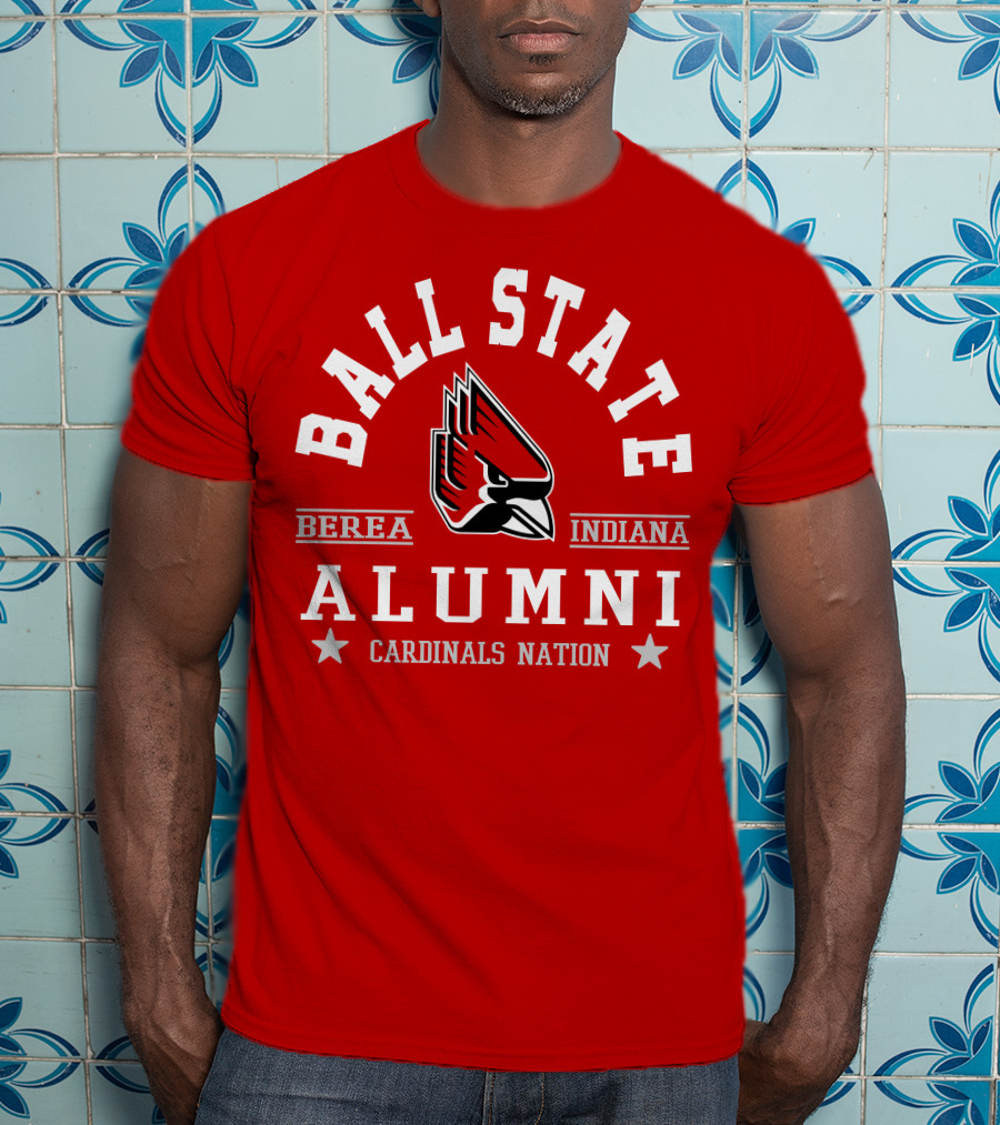 Ball State Alumni Berea Indiana Cardinals Nation T-Shirt