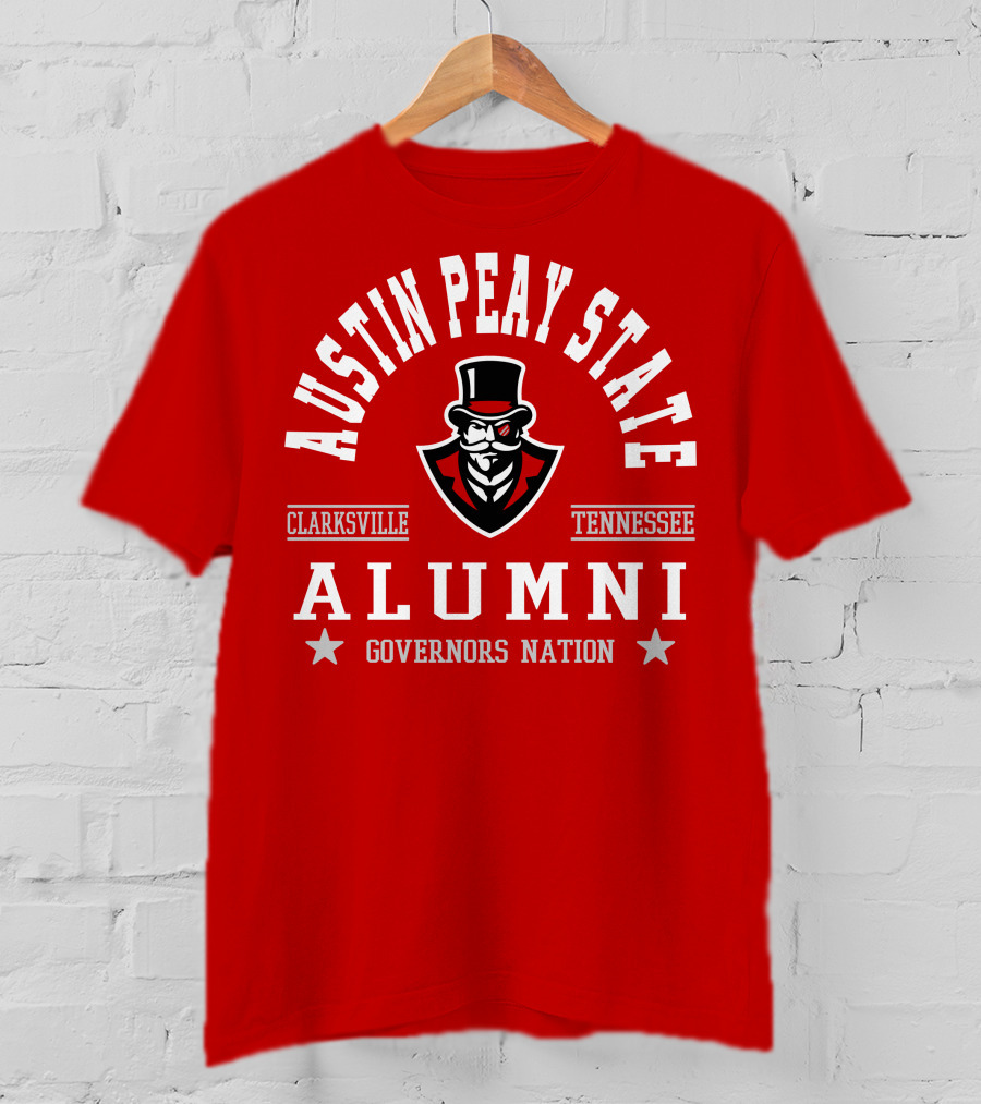 Austin Peay State Alumni Governors Nation Clarksville Tennessee T-Shirt