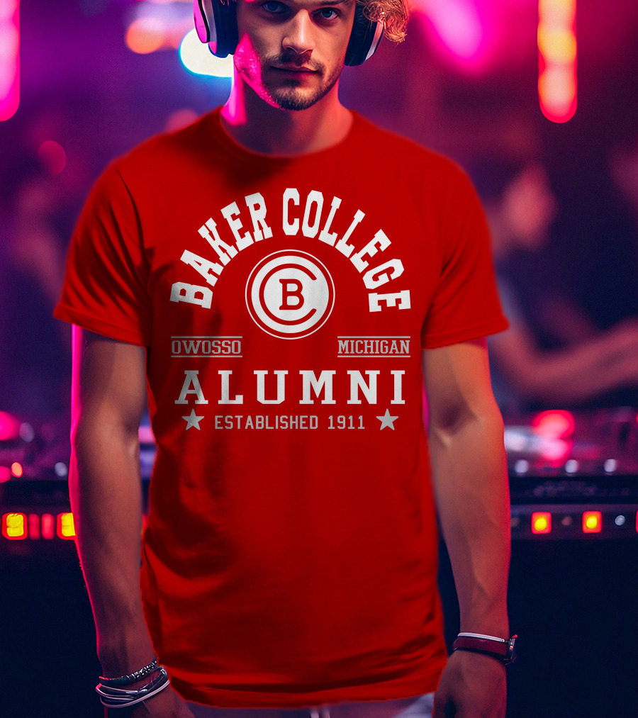 Baker College Alumni Owosso Michigan Established 1911 T-Shirt