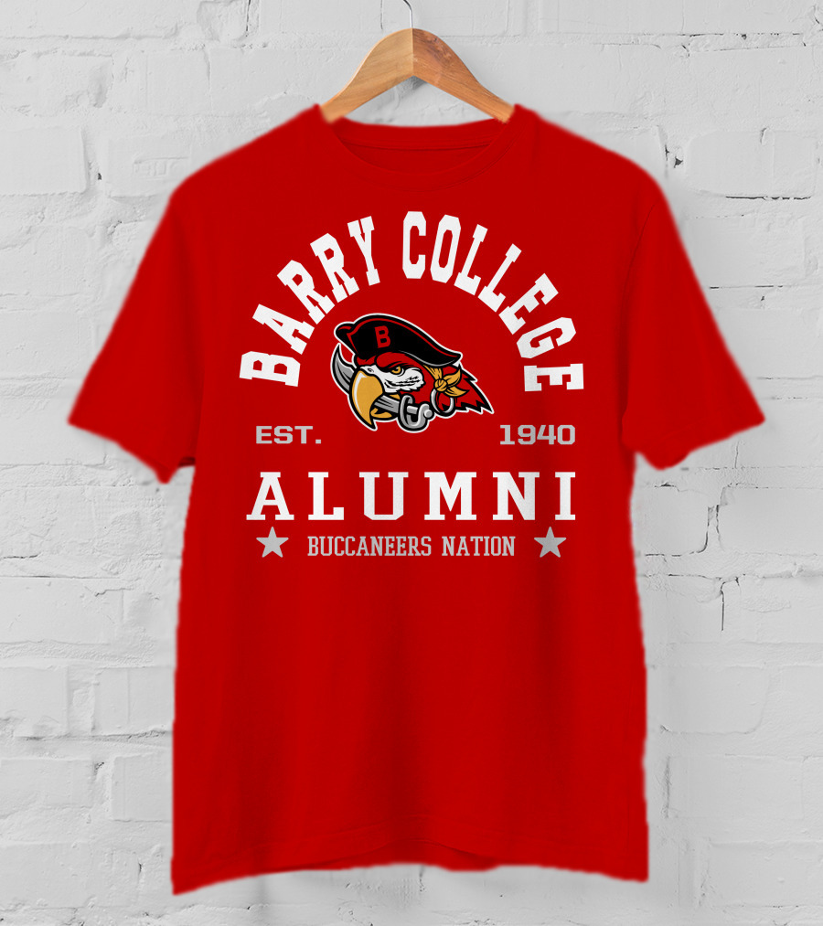 Barry College Alumni Buccaneers Nation Est. 1940 T-Shirt