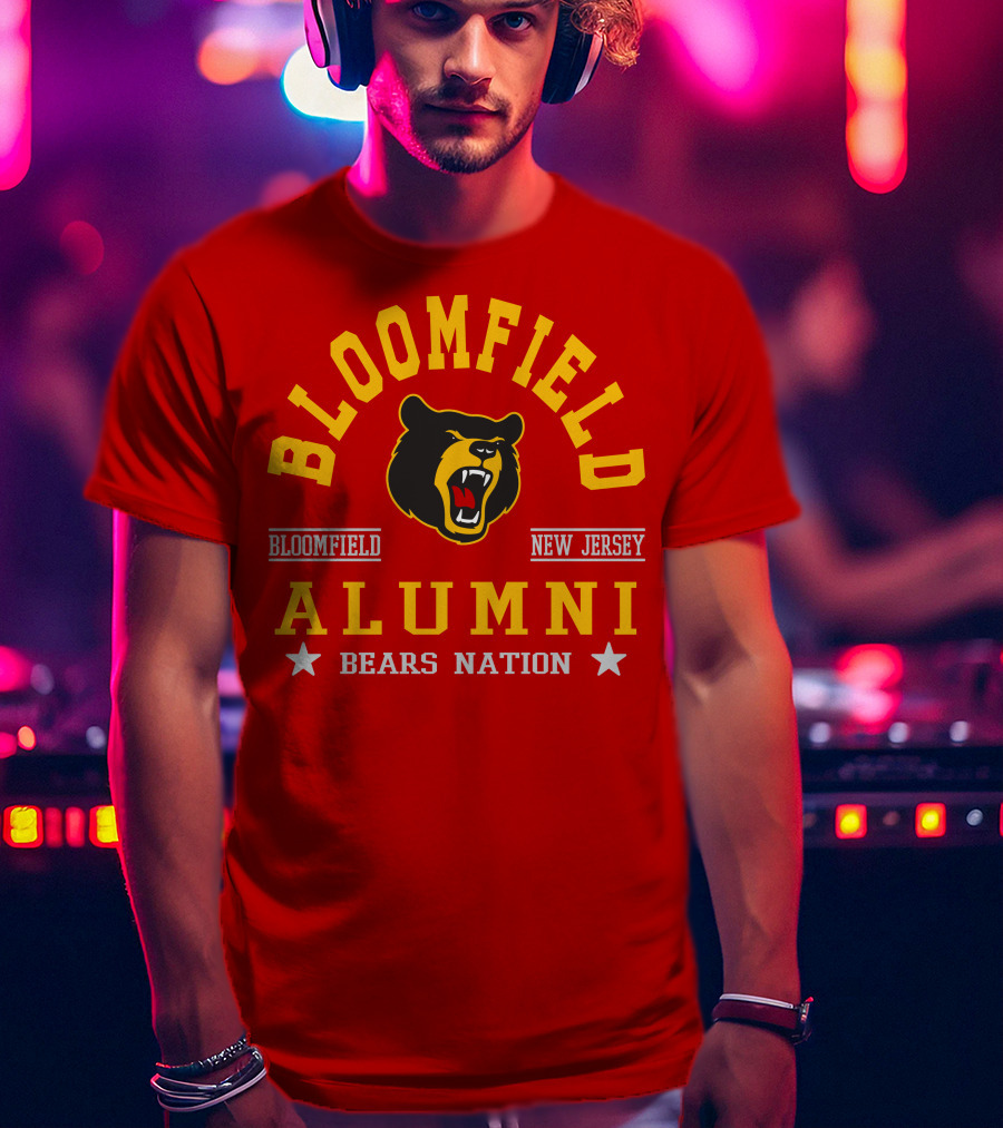 Bloomfield New Jersey Alumni Bears Nation T-Shirt