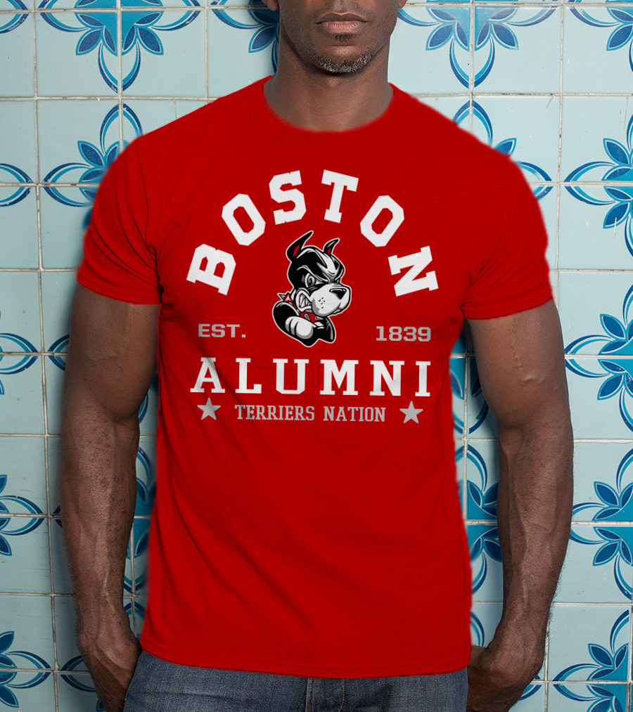 Boston University Alumni Established 1839 Terriers Nation T-Shirt