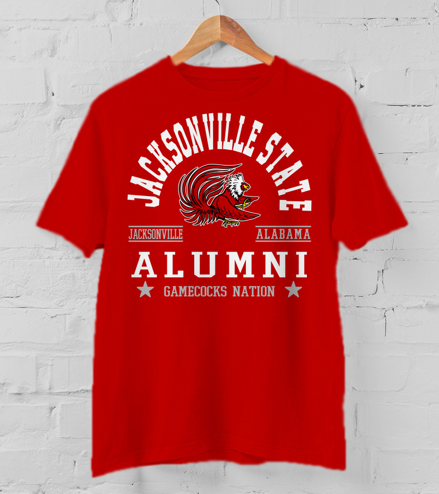 Jacksonville State Alumni Gamecocks Nation Jacksonville Alabama T-Shirt