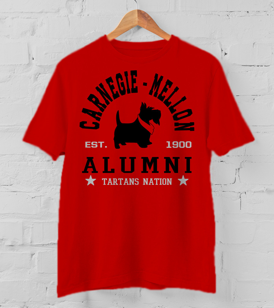 Carnegie Mellon Alumni Est. 1900 Tartans Nation T-Shirt
