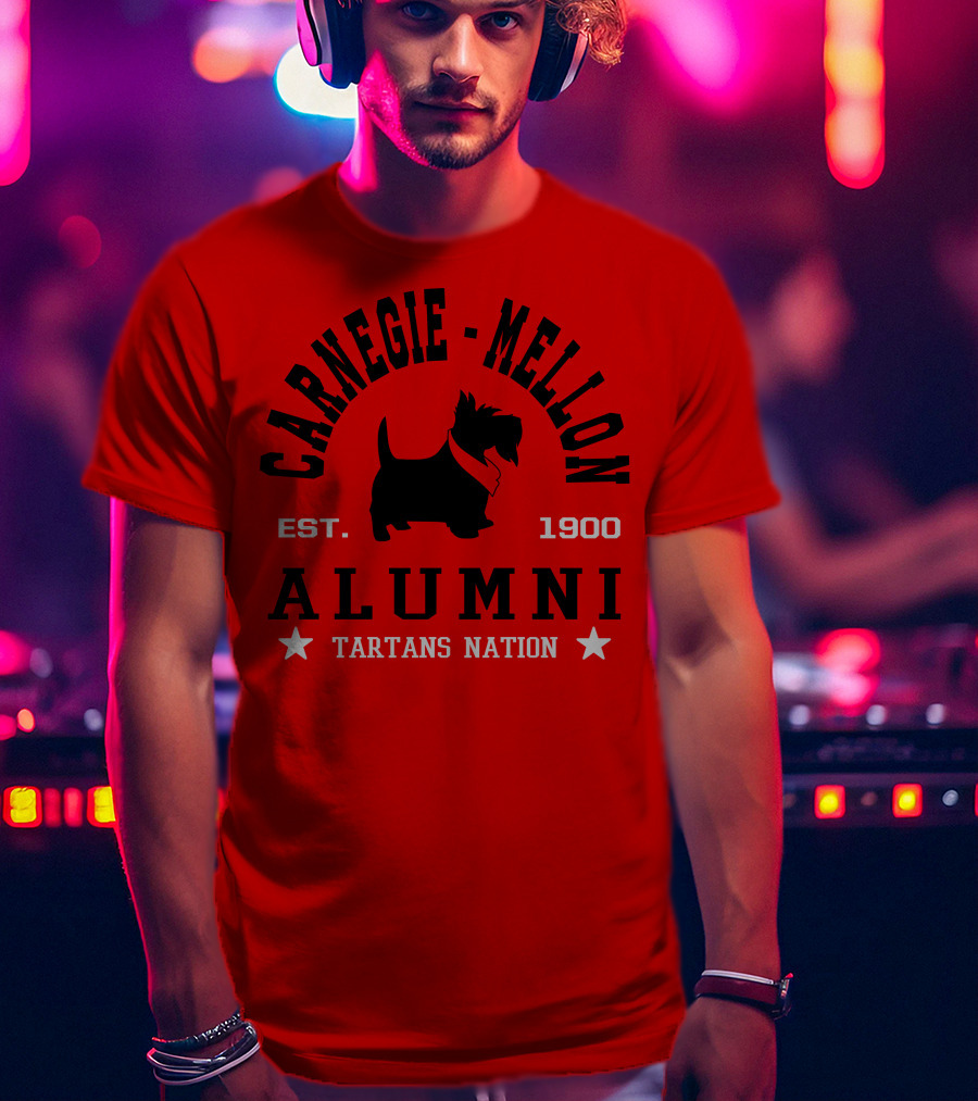 Carnegie Mellon Alumni Est. 1900 Tartans Nation T-Shirt