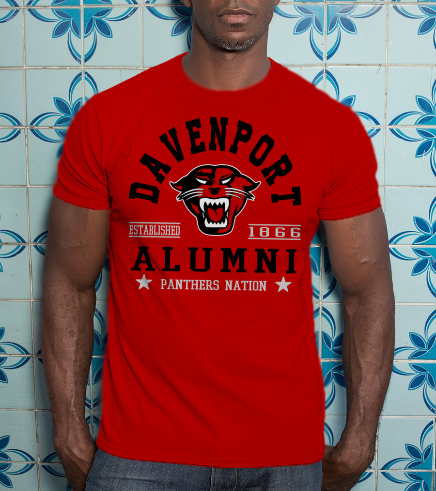 Davenport Alumni Panthers Nation Established 1866 T-Shirt