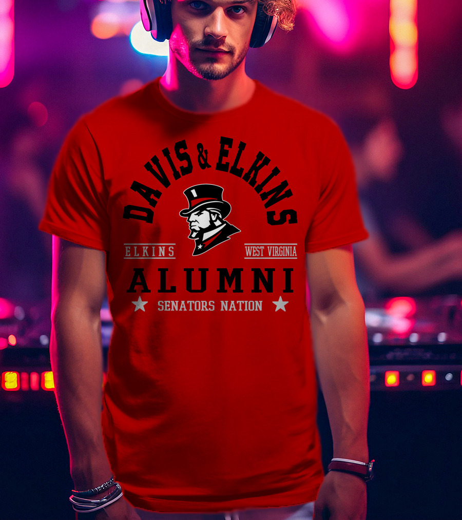 Davis And Elkins West Virginia Elkins Alumni Senators Nation T-Shirt