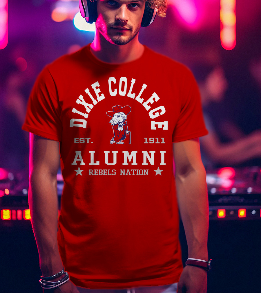 Dixie College Alumni Rebels Nation Est. 1911 T-Shirt