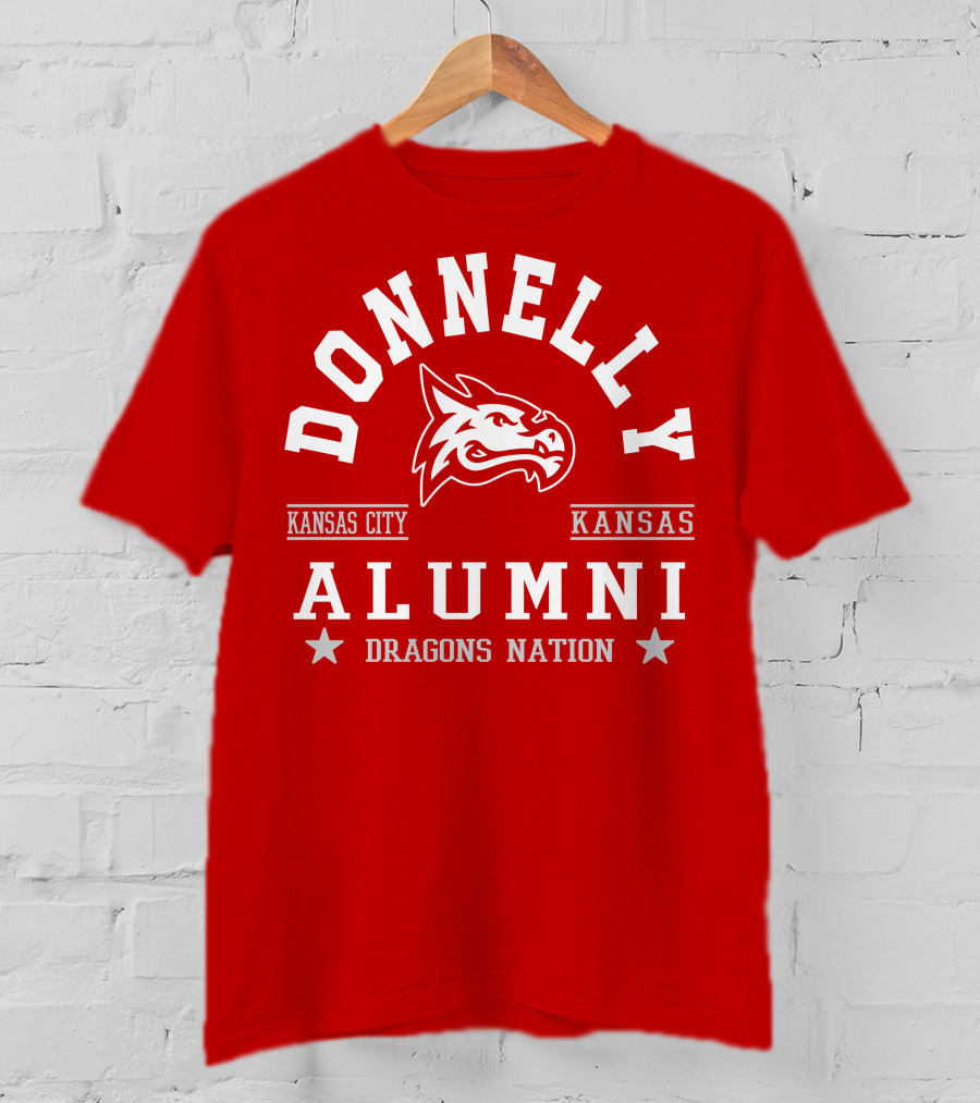 Donnelly Kansas City Kansas Alumni Dragons Nation T-Shirt