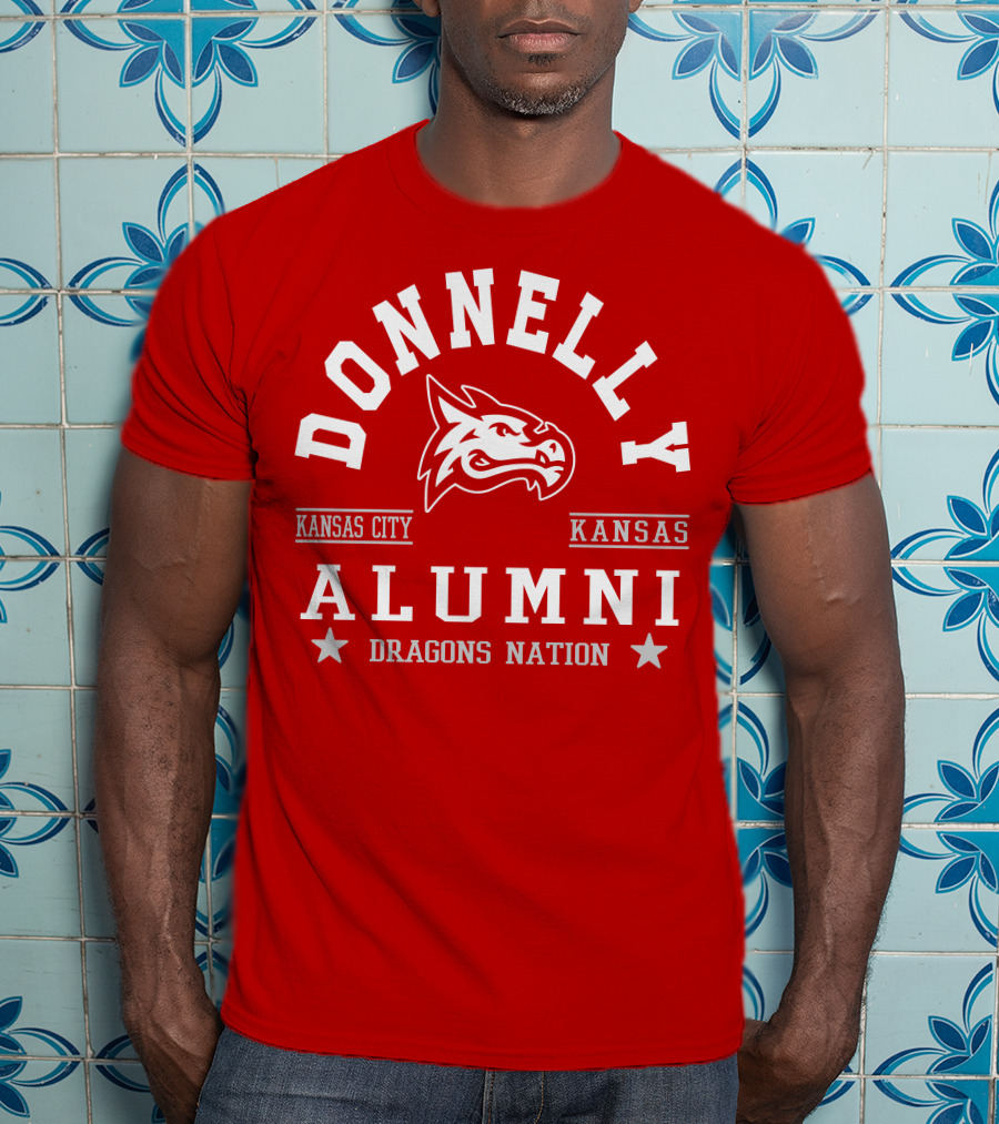 Donnelly Kansas City Kansas Alumni Dragons Nation T-Shirt