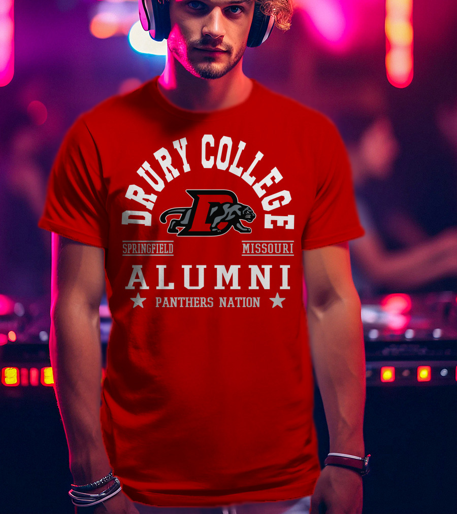 Drury College Springfield Missouri Alumni Panthers Nation T-Shirt