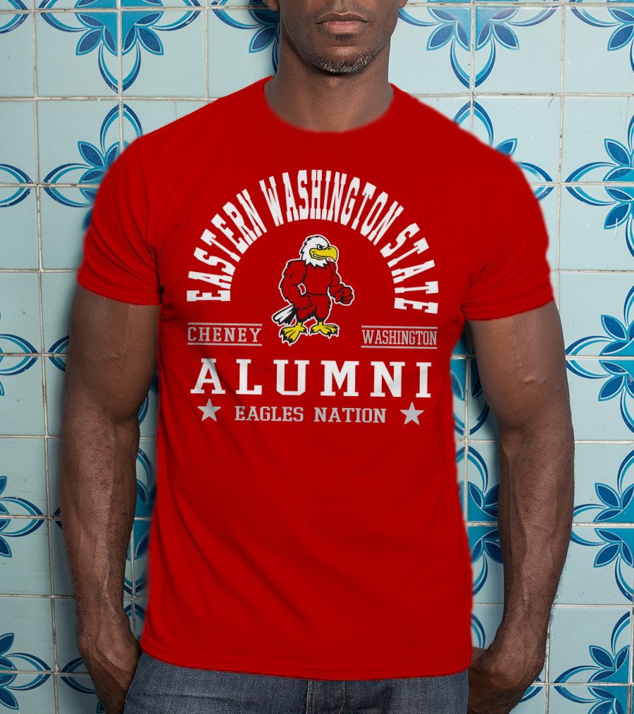 Eastern Washington State Cheney Alumni Eagles Nation T-Shirt