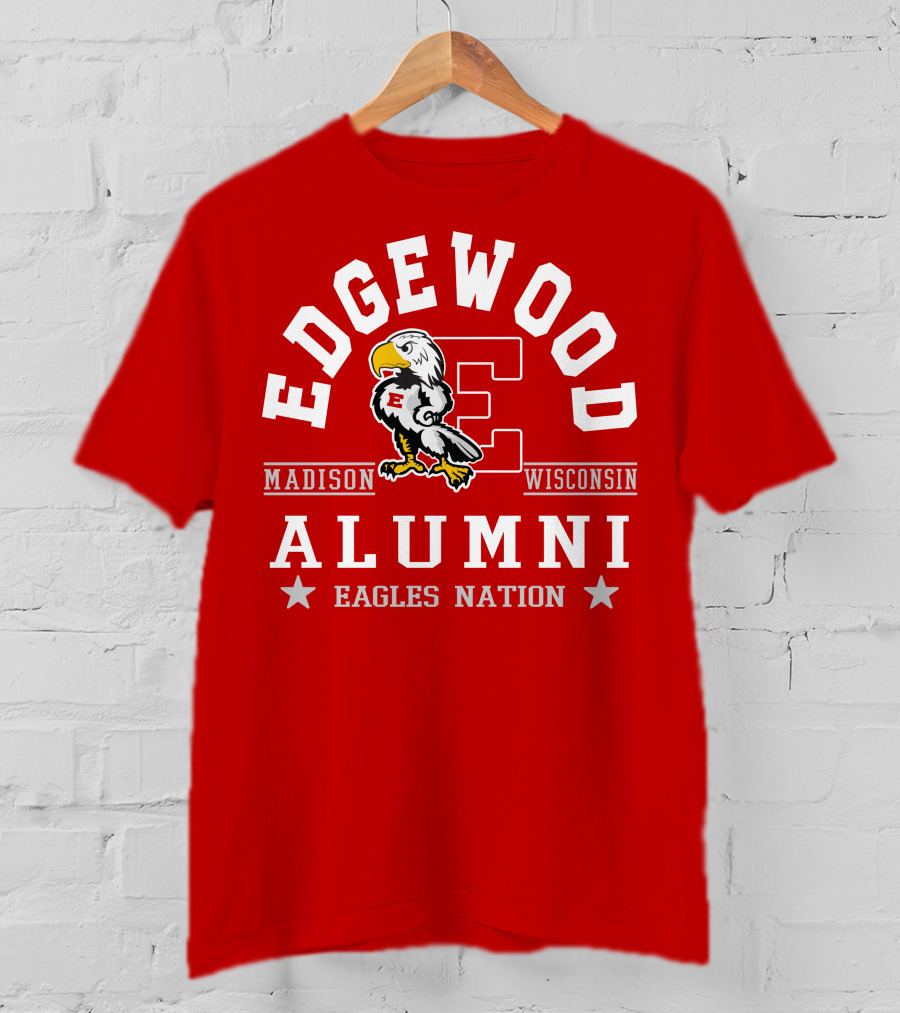 Edgewood College Madison Wisconsin Alumni Eagles Nation T-Shirt