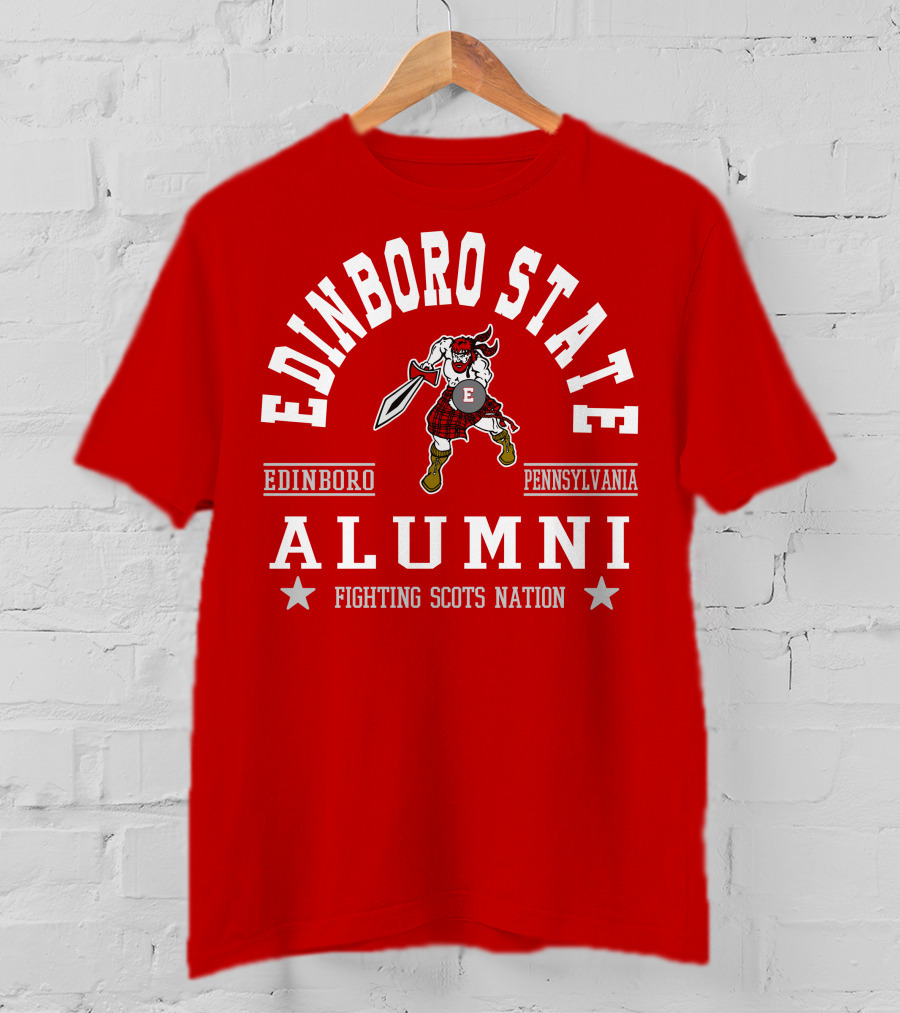 Edinboro State Alumni Fighting Scots Nation Pennsylvania T-Shirt