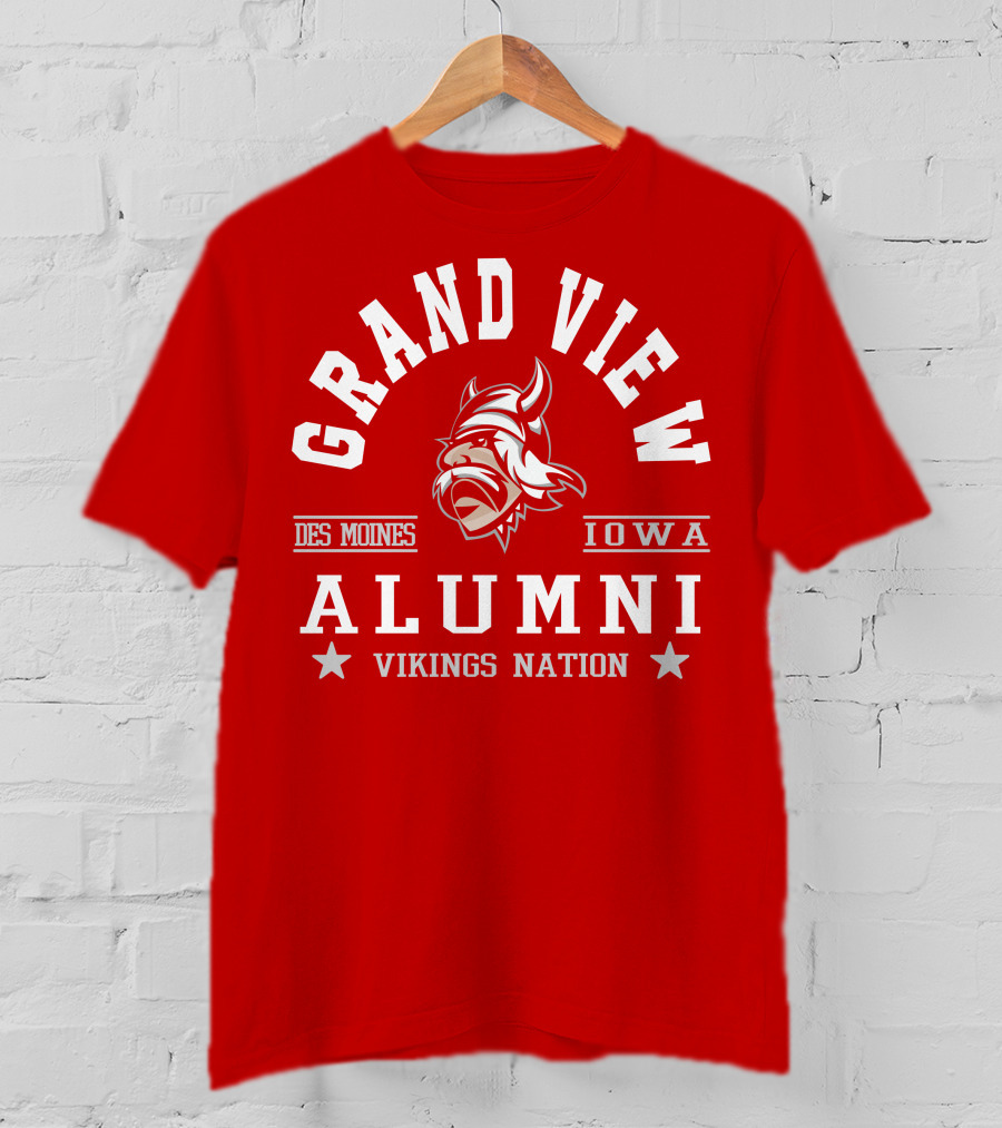 Grand View Iowa Des Moines Alumni Vikings Nation T-Shirt