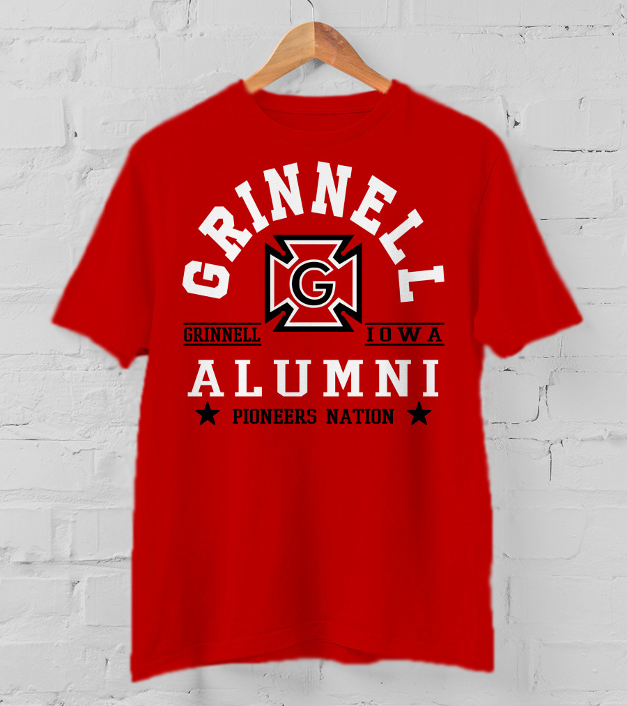 Grinnell Iowa Alumni Pioneers Nation T-Shirt