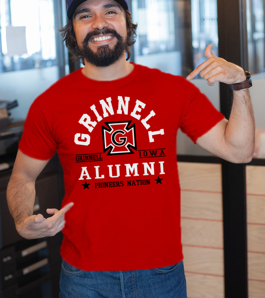 Grinnell Iowa Alumni Pioneers Nation T-Shirt