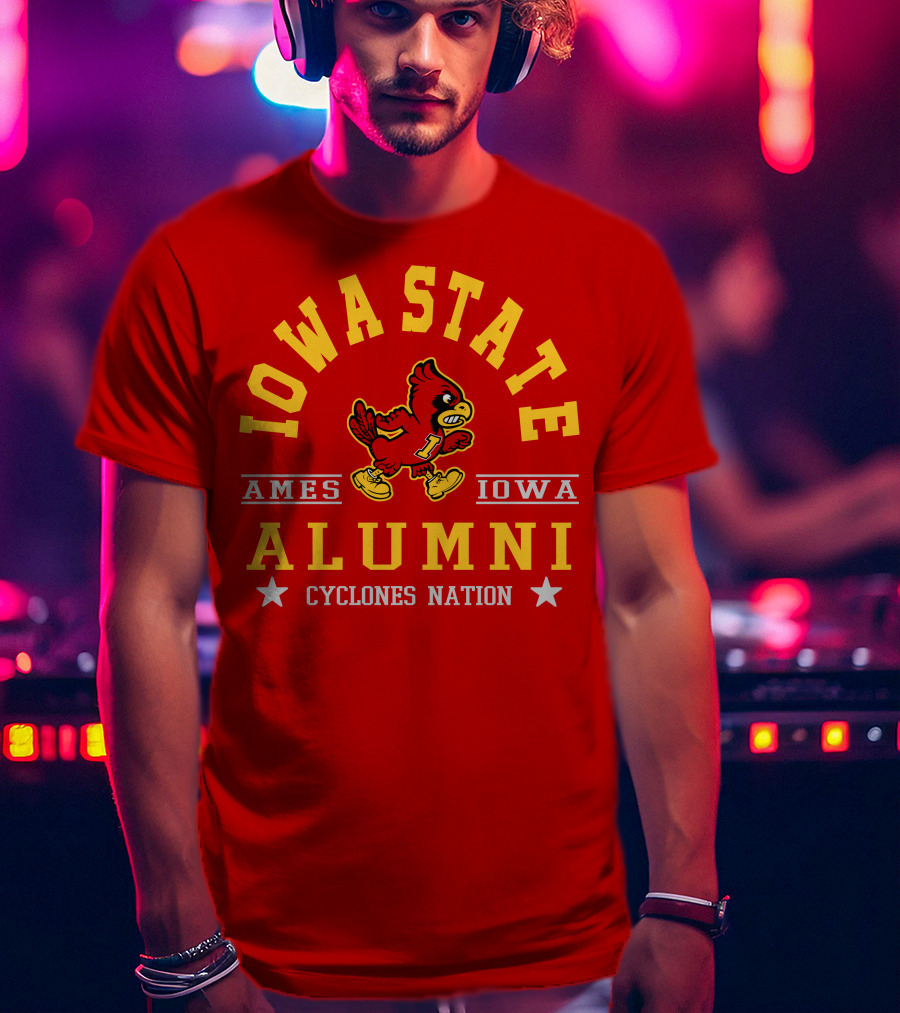 Iowa State Alumni Cyclones Nation Ames Iowa T-Shirt