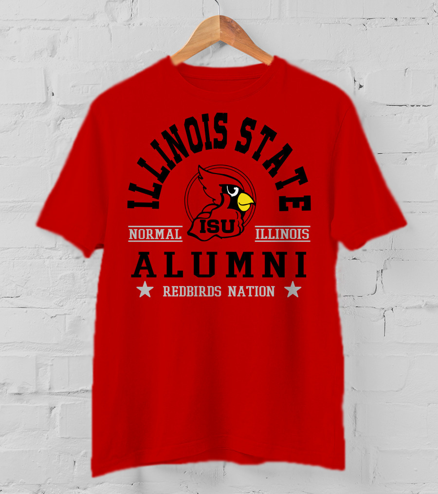 Illinois State Alumni Redbirds Nation Normal Illinois ISU T-Shirt
