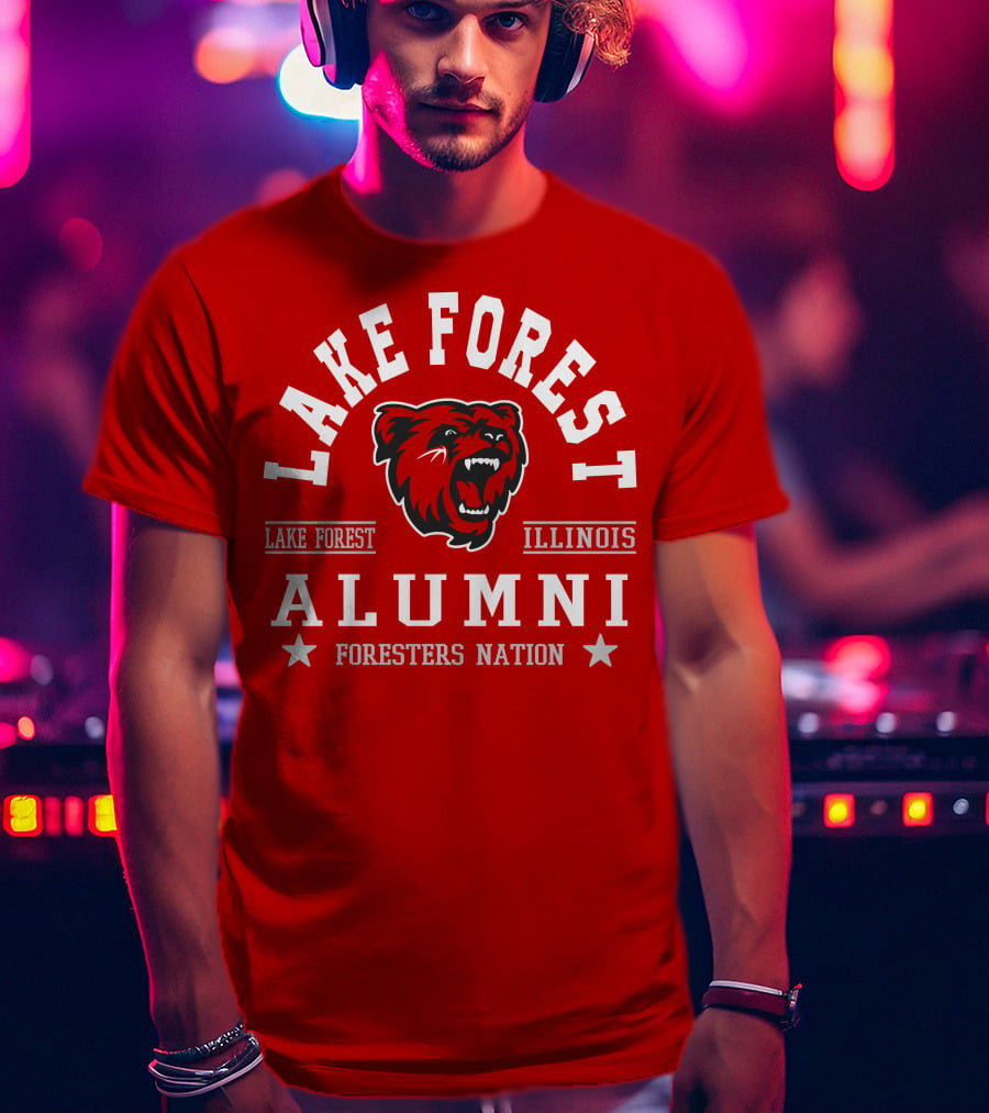 Lake Forest Illinois Alumni Foresters Nation T-Shirt