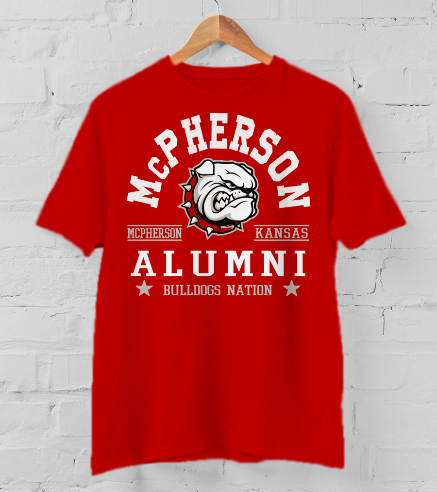 McPherson College Alumni Bulldogs Nation Kansas T-Shirt